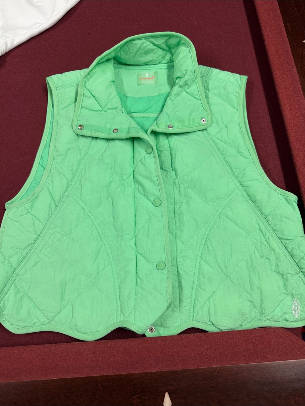 FP Movement by Free People Quilted Sleeveless Vest - Mint